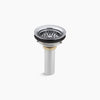 Kohler Stainless steel sink drain and strainer with tailpiece for 3-1/2" to 4" outlet
