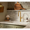 Kohler Pull-down kitchen sink faucet with three-function sprayhead