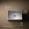 Kohler Vault™ 24" undermount single-bowl kitchen sink