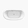 Kohler 65-1/2" x 35-3/4" drop-in Heated BubbleMassage™ air bath with whirlpool