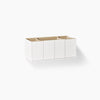 Jute® 48" wall-hung bathroom vanity cabinet
