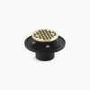Kohler Round brass tile-in shower drain