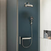 Kohler Two-way exposed thermostatic valve with shower column for rainhead and handshower