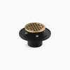 Kohler Round brass tile-in shower drain
