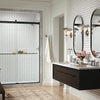 Kohler Frameless sliding shower door, 77-9/16" H x 56-5/8 - 59-5/8" W, with 5/16"-thick Crystal Clear glass