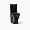 Kohler Two-piece elongated toilet with skirted trapway, dual-flush