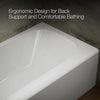 Kohler Avec 60" x 32" alcove bath, left drain