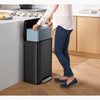 Kohler 13-gallon stainless steel step trash can