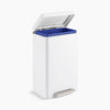 Kohler 13-gallon stainless steel step trash can