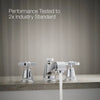 Kohler Deck-mount bath faucet trim with cross handles