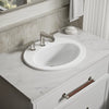 Kohler 20-1/4" oval drop-in bathroom sink