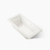 Kohler Archer Heated Bubblemassage Air Bath With Bask Heated Surface 60 x 30-Inch Drop-In Bathtub