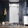 Kohler Sliding shower door, 78" H x 44-1/8 - 47-7/8" W, with 3/8" thick Crystal Clear glass