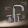 Kohler Deck-mount bath faucet trim with Lever handles