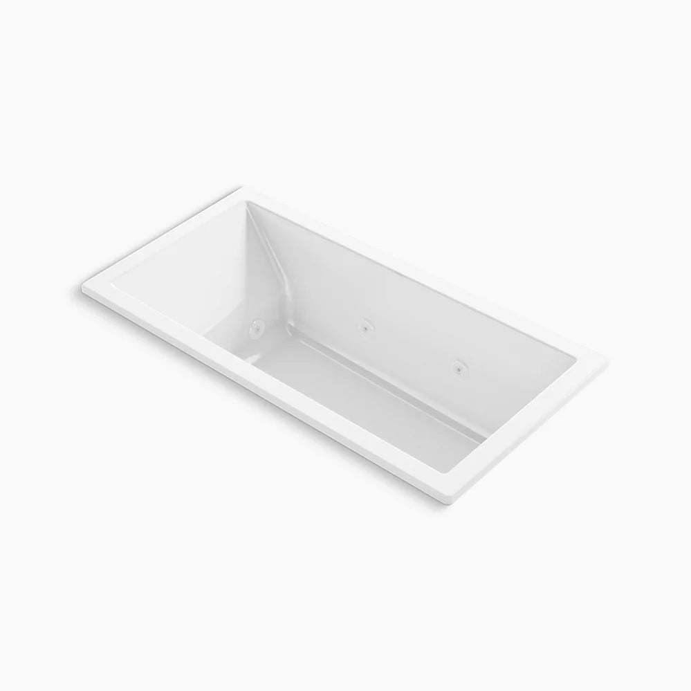 Kohler 60" x 30" drop-in heated whirlpool bath