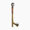 Kohler Brass toe tap bath drain