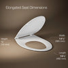 Kohler Quiet-Close™ elongated toilet seat