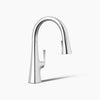 Kohler Graze® Pull-down kitchen sink faucet with three-function sprayhead