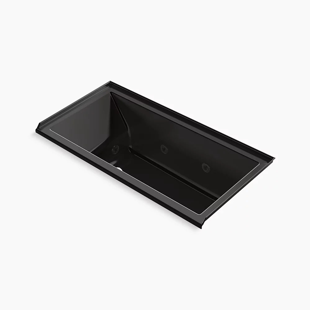 Kohler 60" x 30" drop-in/alcove heated whirlpool bath, right drain