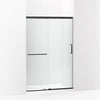 Kohler Sliding shower door, 70-1/2" H x 44-1/4 - 47-5/8" W, with 1/4" thick Crystal Clear glass