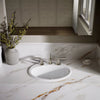 Kohler 19-1/4" oval drop-in bathroom sink
