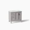 Kohler Quo Cabinet and Quartz Top 36-Inch Single-Sink Bathroom Vanity