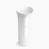 Kohler 16" round pedestal bathroom sink