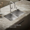 Kohler Vault™ 33" top-/undermount double-bowl kitchen sink