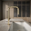 Kohler Components® Pull-down kitchen sink faucet with two-function sprayhead