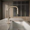 Kohler Components® Pull-down kitchen sink faucet with two-function sprayhead