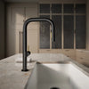 Kohler Components® Pull-down kitchen sink faucet with two-function sprayhead