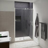 Kohler Sliding shower door, 78" H x 44-5/8 - 47-7/8" W, with 3/8" thick Crystal Clear glass