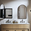 Kohler 20" x 34" arched framed medicine cabinet, left-hinged