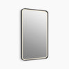 Kohler 22" x 34" rectangular lighted framed mirror