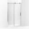 Kohler Sliding shower door, 78" H x 44-1/8 - 47-7/8" W, with 3/8" thick Crystal Clear glass