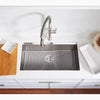 Kohler 33" top-/undermount single-bowl workstation kitchen sink