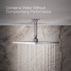Kohler 10" single-function rainhead, 1.75 gpm