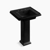 Kohler 24" square pedestal bathroom sink