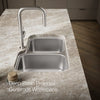 Kohler Verse™ 33" top-/undermount double-bowl kitchen sink