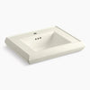 Kohler Pedestal/console table bathroom sink basin with single faucet-hole drilling