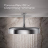 Kohler Round 14" single-function rainhead, 2.5 gpm