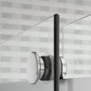 Kohler Frameless sliding shower door, 77-9/16" H x 56-5/8 - 59-5/8" W, with 5/16"-thick Crystal Clear glass