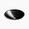 Kohler 17-1/2" round drop-in bathroom sink, no overflow