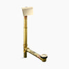 Kohler 1-1/2" contoured pop-up drain and overflow for above- or through-the-floor installation