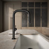Kohler Components® Pull-down kitchen sink faucet with two-function sprayhead