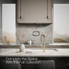 Kohler Components® Pull-down kitchen sink faucet with two-function sprayhead