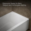 Kohler Mendota 60" x 32" alcove bath, left drain