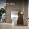 Kohler Round-front bidet toilet seat with remote control