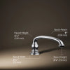 Kohler Deck-mount bath spout with Arc design