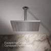 Kohler Square 10" single-function rainhead, 1.75 gpm